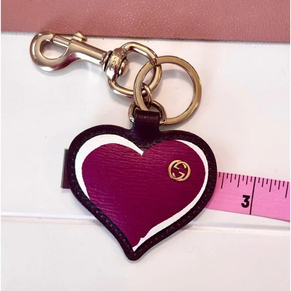 Gucci Betty Heart Keychain Bag Charm - Picture 4 of 4